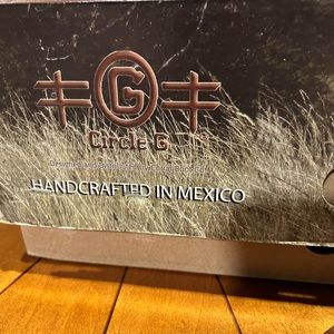 Circle G Black boots, size 11.